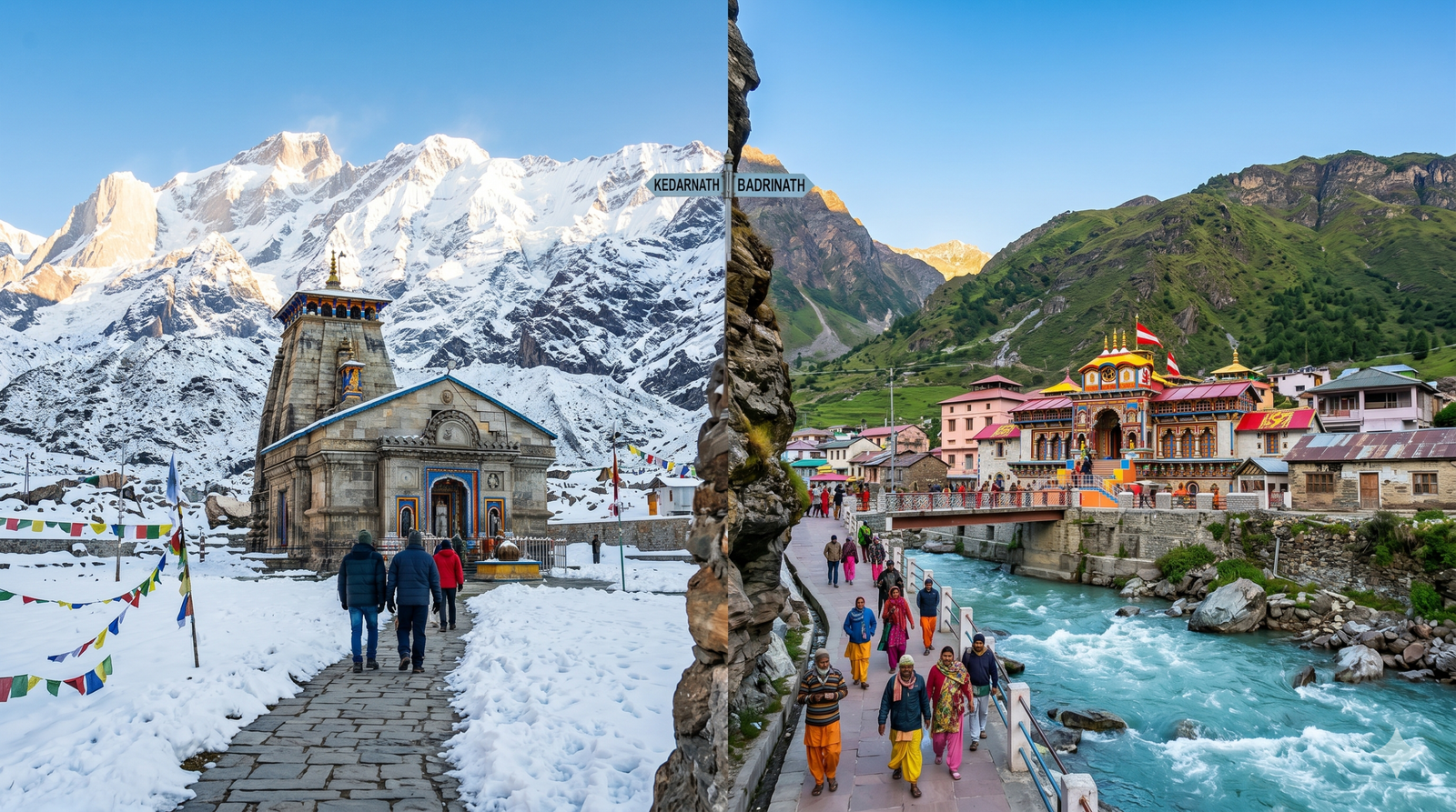Kedarnath and Badrinath Temple