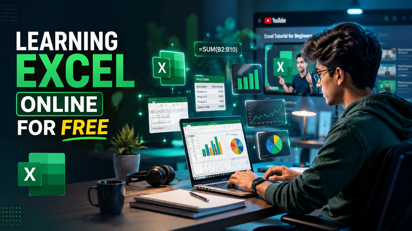 Learn Excel Online for Free | Best Beginner Guide to Master Excel