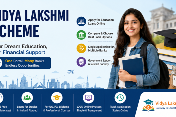 Vidya Lakshmi Scheme 2026:Benefits, Banks & Education Loan